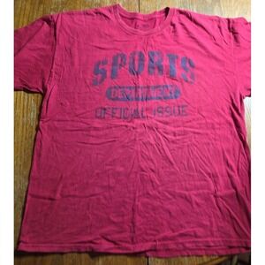 Vintage Champion Boxy Faded Red T Shirt 90s Y2K XL Sports Department